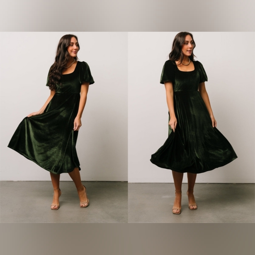 Baltic Born Green Midi Dress